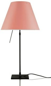 Costanza Lampada da Tavolo con Dimmer Nero/Edgy Pink - Luceplan