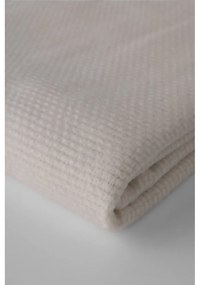 Plaid crema con contenuto di cotone , 140 x 180 cm Zen - Euromant