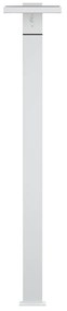 Paletto da giardino Solare Bianco 100cm con Sensore Mov. e Picchetto Colore Bianco Naturale 4.000K