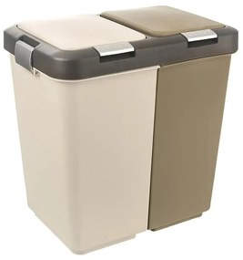 Bidone in plastica per rifiuti differenziati 20 l Duo Dust - Orion