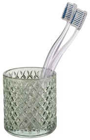 Portaspazzolino color menta in vetro Atessa – Wenko