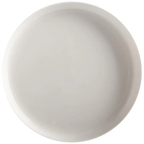 Piatto in porcellana bianca con bordo rialzato Basic, ø 28 cm - Maxwell &amp; Williams