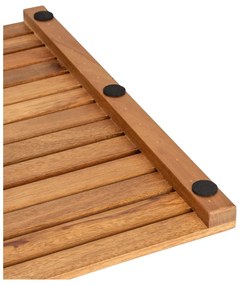 Tappetino da bagno in legno di colore naturale 40x60 cm Acacia - Wenko