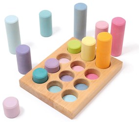 Grimm's - Gioco impilabile - Piccoli rulli color pastello