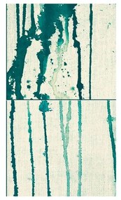 Fotomurale  Turquoise Rivers  Colore Turchese, Dimensioni e Misure 50x1000