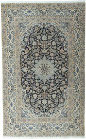 Nain Tappeto 200 x 320 Blu (Iran) Annodato A Mano