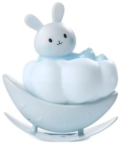 ONLI - LED Luce notturna ricaricabile per bambini NUVOLINA LED/2,5W/5V coniglietto/blu