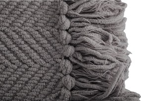 Coperta grigia in ciniglia 130x170 cm Renee – Tiseco Home Studio