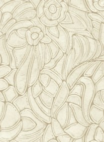 Arte International Carta da parati Flore - Bone