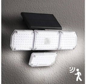 Brilagi - Lampada solare da parete LED WALLIE 5W 5,5V IP65 con sensore