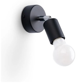Lampada da parete nera ø 6 cm Brando - Nice Lamps