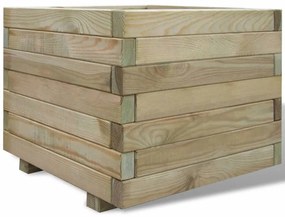 Letto Rialzato 50x50x40 Cm Quadrato İn Legno /