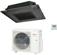 Climatizzatore Condizionatore Fujitsu Cassetta 4 Vie serie ECO KR Circular Flow 54000 Btu R-32 cod. 3NGF88455 Black Nero AUXG54KRLB - NOVITA'