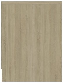 Comodino rovere sonoma 40x30x40 cm in truciolato