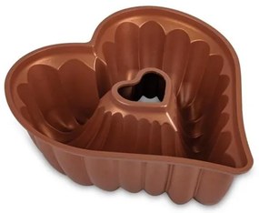 Stampo per ciambella KITCHISIMO a forma di cuore, color rame
