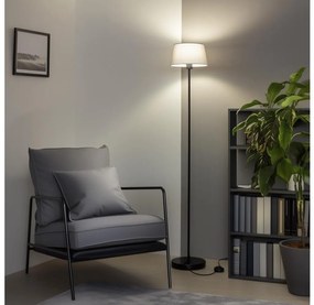 Brilagi - Lampada da terra LED CERIA 1xE27/40W/230V Ø 25 cm grigio/nero