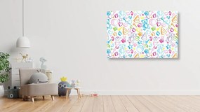 Quadro su tela – Giocattoli in colori pastello