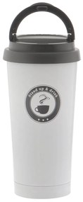Tazza termica da 0,45 litri, in acciaio, con tappo