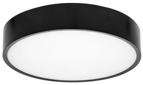 Ecolite WMAT350/HF-25W/CR - Plafoniera LED con sensore LED/25W/230V nero