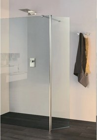 Deflettore walk-in Wens L 30 X H 200cm, vetro trasparente 6 mm, profilo cromo