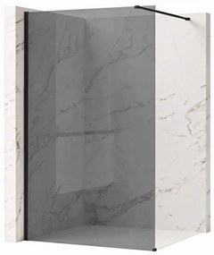 Parete doccia Rea Flexi Grey / Black 100