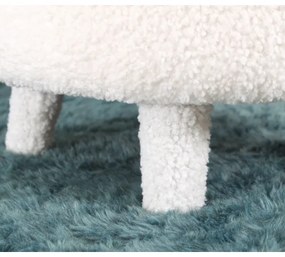 Poltrona per bambini PIXI, diametro 46 cm, bianca