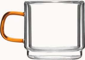 Set di 2 tazzine da caffè a doppia parete Amber