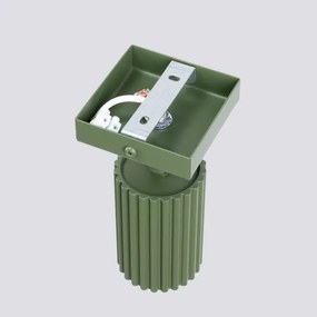 Sollux SL.1616 - Faretto da parete KARBON 1xGU10/10W/230V verde