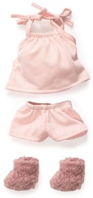 Lovely Pomea - completo da notte con pantofole per bambole