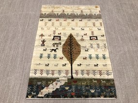 Gashguli Tappeto 90 x 140 Beige (Iran) Annodato A Mano