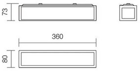 Redo 01-703 - Applique da bagno EGO 2xE14/28W/230V 36 cm IP44 finitura cromata