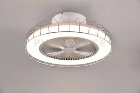 Plafoniera sandfjord  led con gabbia metallo bianco r64122106