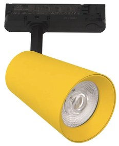 Faro LED 40W Trifase Giallo CRI92 Bianco Variabile 38° - Bridgelux LED Colore Bianco Variabile CCT