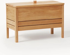 Panca in legno di quercia con vano contenitore A Line