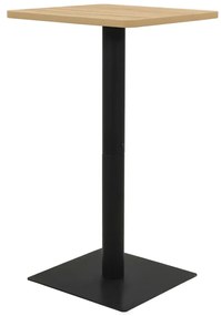 Tavolo da Bistrot in Legno con Struttura Altezza 107 cm Design Classico e Funzionale, 60 x 60 x 107 cm / Marrone