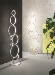 Piantana pois oro 3000k 4295lm 52w dimmerabile h.160cm