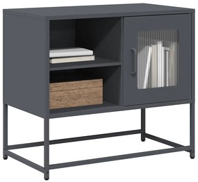 Mobile Tv Antracite 68x39x60,5 Cm İn Acciaio /