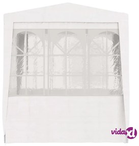 vidaXL Gazebo Professionale con Pareti 2,5x2,5 m Bianco 90 g/m²