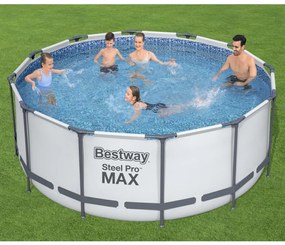 Set Piscina Steel Pro Max Rotonda 366x122 Cm /