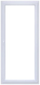 Portafinestra in PVC bianco L 80 x H 220 cm, 1 anta apertura a destra