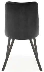Set di 4 sedie da pranzo RESTIVO, nere