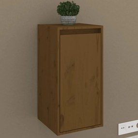 Pensile Marrone Ambra 30x30x60 Cm İn Legno Massello Di Pino /