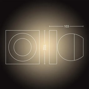 Philips 50471/31/P6 - Faretto LED dimmerabile Hue BUCKRAM 1xGU10/5W/230V