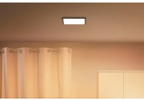 WiZ - Plafoniera LED dimmerabile SUPERSLIM LED/12W/230V  Wi-Fi nero