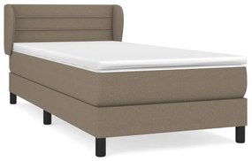 Giroletto a molle con materasso tortora 80x200 cm intessuto