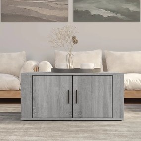 Tavolino da salotto grigio sonoma 80x50x36 cm legno multistrato