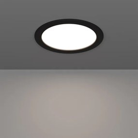 Eglo 901427-LED RGBW Lampada da incasso a soffitto per bagno FUEVA-Z LED/9,5W/230V 16,8cm IP44 nero