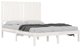 Giroletto bianco in legno massello 120x190 cm small double
