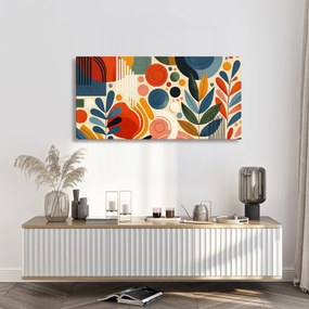 Quadro su tela – Astrazione con motivo naturale