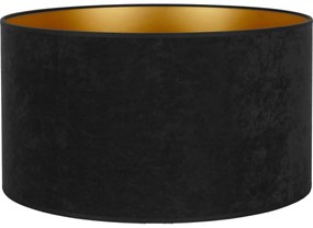 Duolla - Paralume universale VELVET E27 diametro 35 cm nero/oro